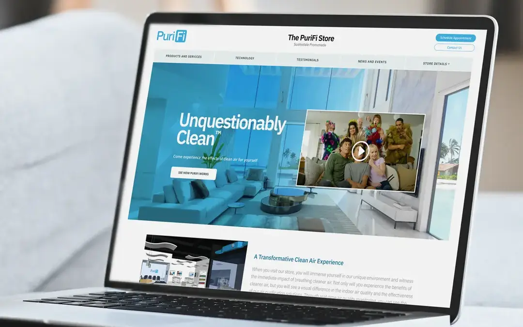 The PuriFi Store Website